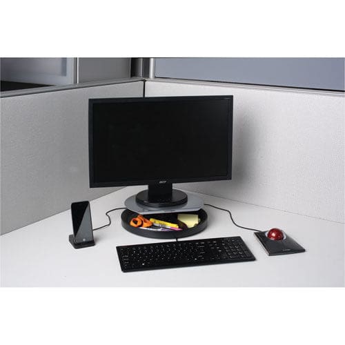 Kensington Spin2 Monitor Stand With Smartfit 14 X 14 X 2.25 To 3.25 Gray - School Supplies - Kensington®