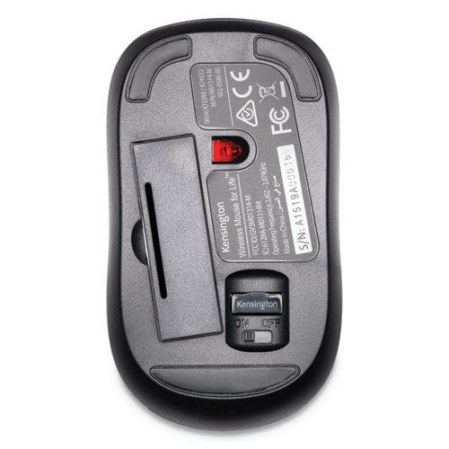 Kensington Wireless Mouse For Life 2.4 Ghz Frequency/30 Ft Wireless Range Left/right Hand Use Black - Technology - Kensington®