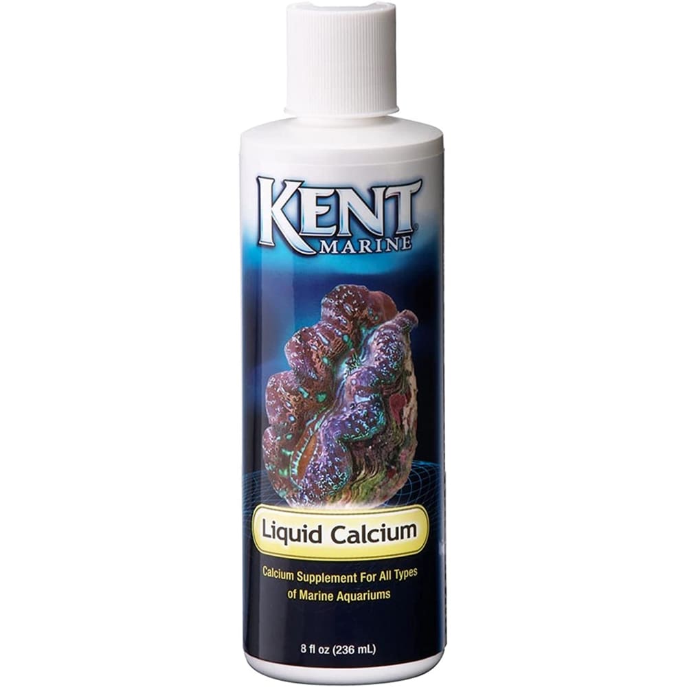 Kent Marine Concentrated Liquid Calcium Bottle 8 Fluid Ounces - Pet Supplies - Kent Marine