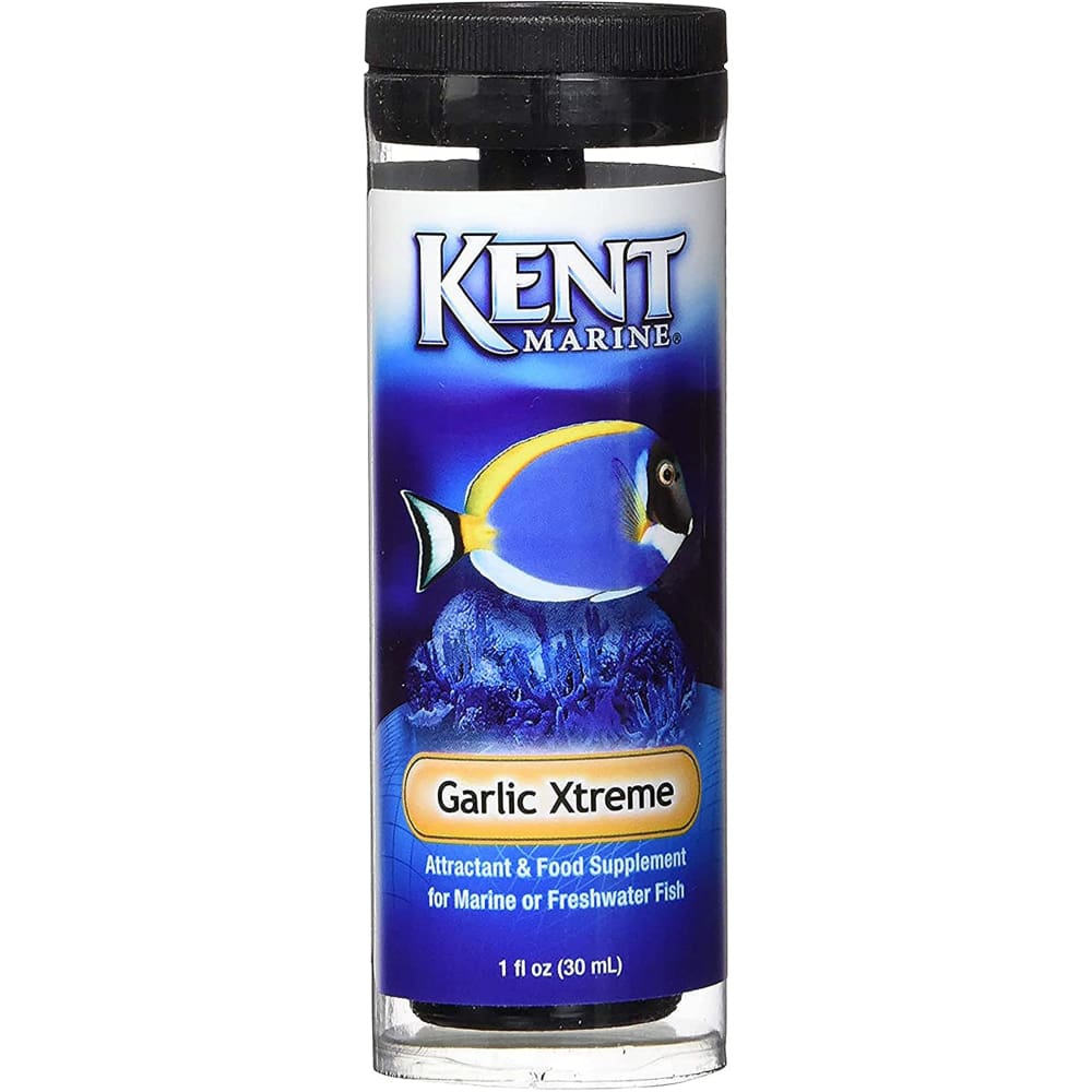 Kent Marine Garlic Xtreme for Fish 1 Fluid Ounce - Pet Supplies - Kent Marine