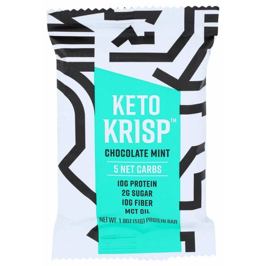 KETO KRISP Keto Krisp Chocolate Mint Bar, 1.8 Oz