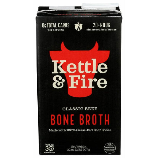 KETTLE AND FIRE KETTLE AND FIRE Beef Bone Broth, 32 oz
