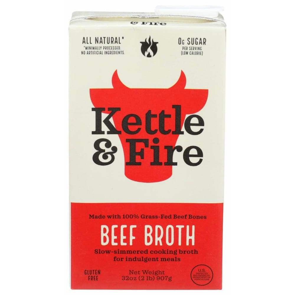 KETTLE AND FIRE KETTLE AND FIRE Beef Cooking Broth, 32 oz