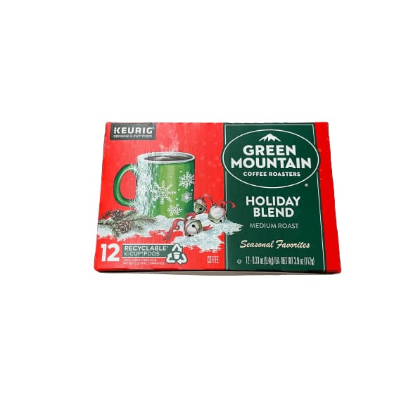 Green Mountain Keurig Coffee Green Mountain Holiday Blend Medium Roast, 12 Count