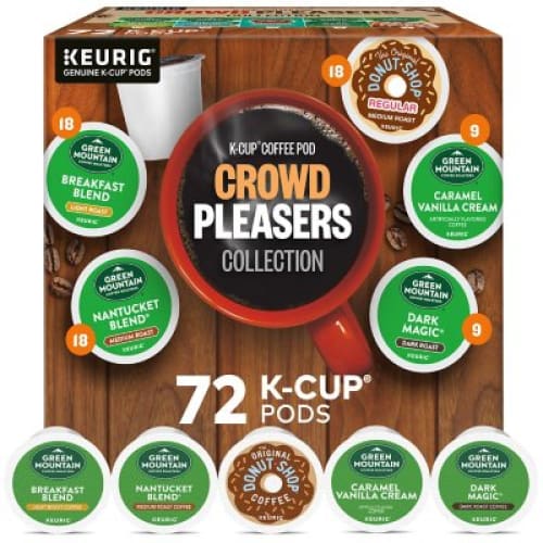 Keurig Crowd Pleasers K-Cup Pod Coffee Variety Pack (72 ct.) - Keurig
