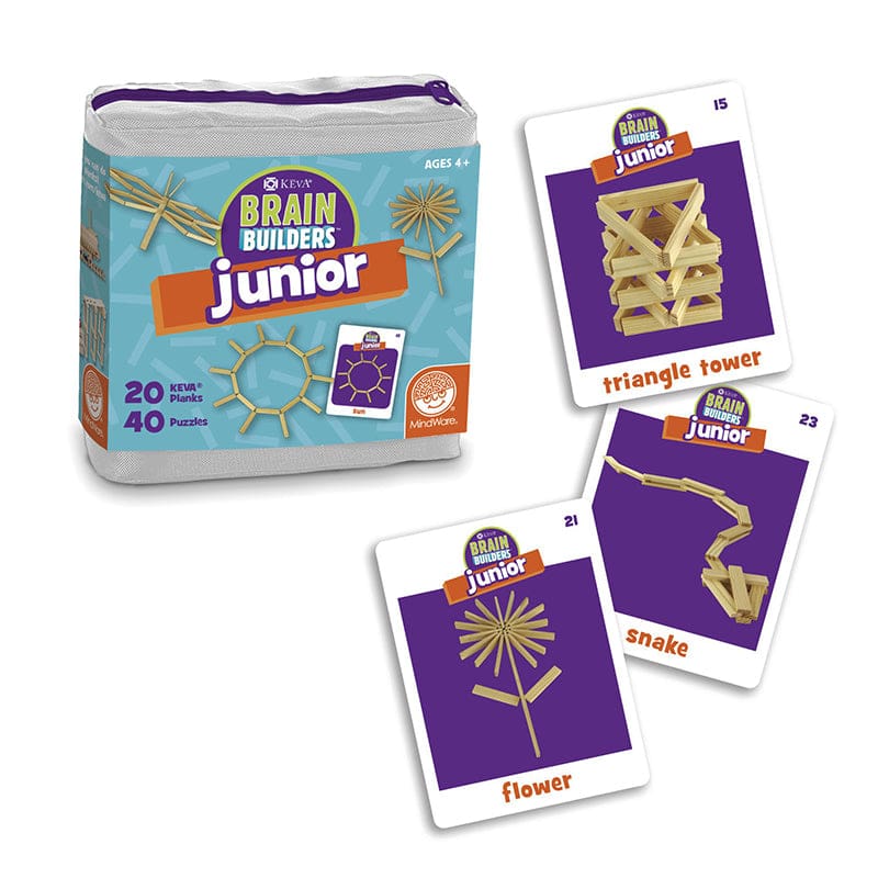 Keva Brain Builders Junior (Pack of 2) - Games & Activities - Mindware