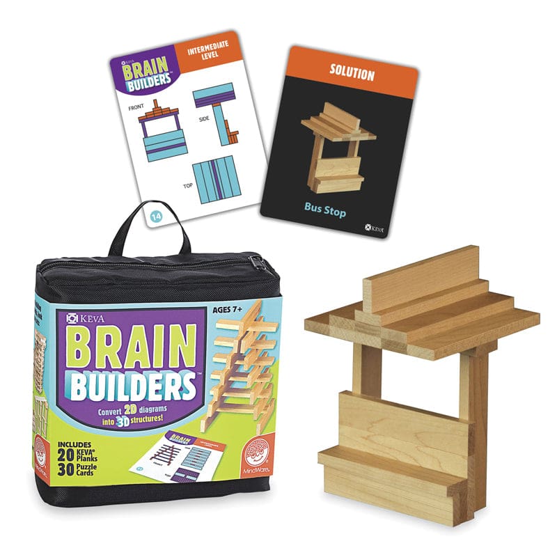 Keva Brain Builders (Pack of 2) - Blocks & Construction Play - Mindware
