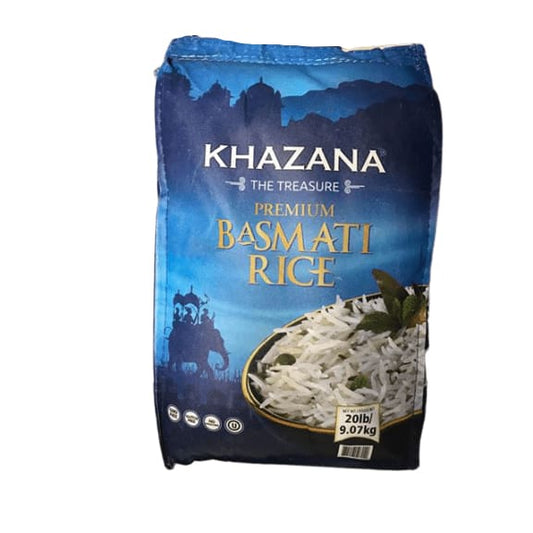 Khazana Premium Basmati Rice, 20 lb. - ShelHealth.Com