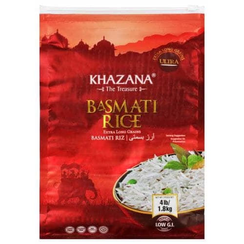 KHAZANA KHAZANA Rice Basmati Ex Long, 4 lb