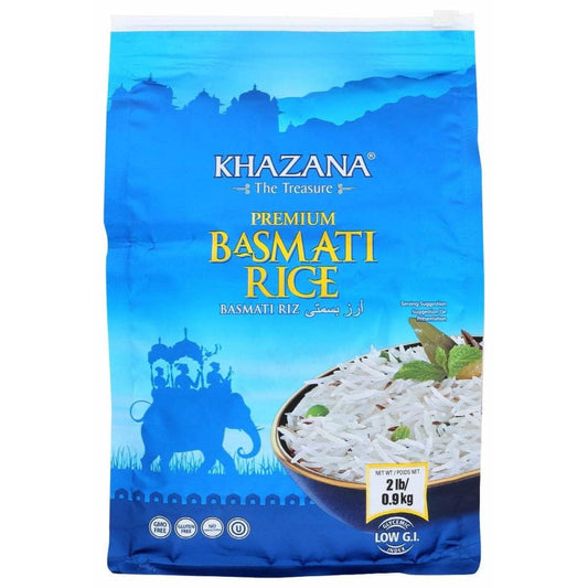KHAZANA KHAZANA Rice Basmati Premium, 2 lb