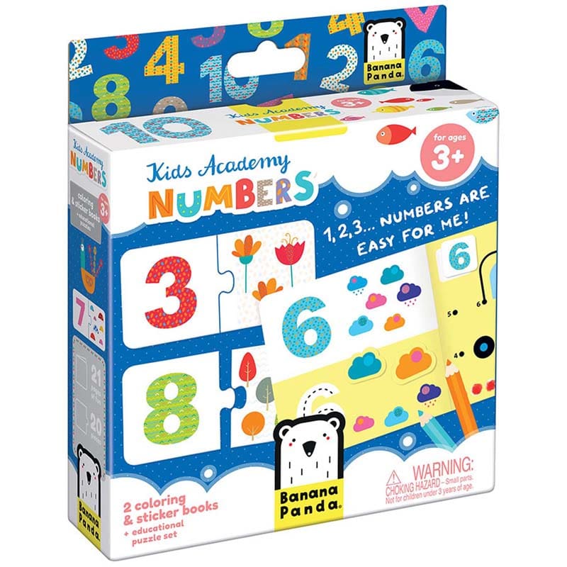 Kid Academy Numbers (Pack of 6) - Math - Banana Panda