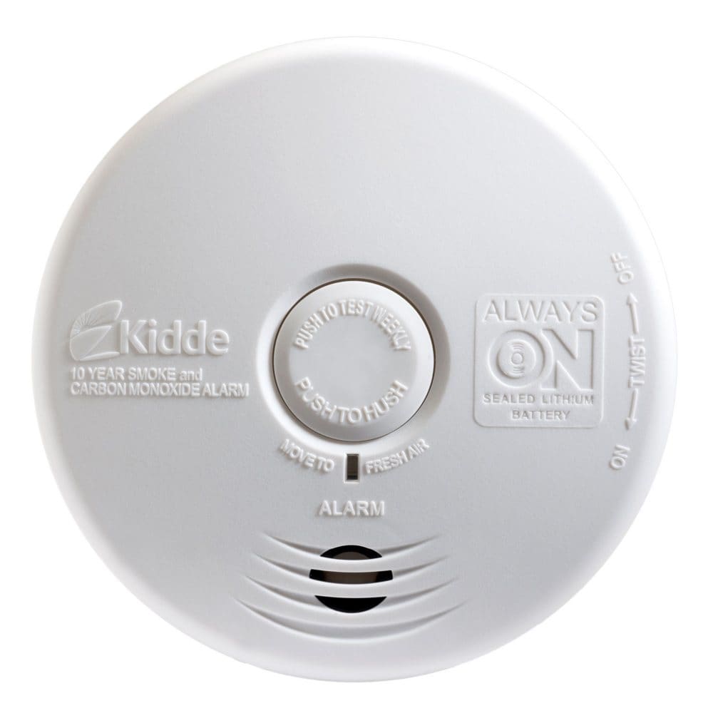 Kidde 10-Year Photoelectric Smoke & Carbon Monoxide Alarm Model P3010K - Safety Equipment - Kidde 10-Year