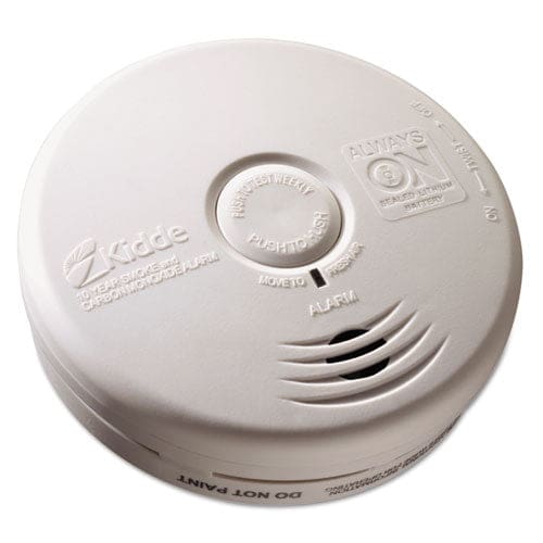 Kidde Kitchen Smoke/carbon Monoxide Alarm Lithium Battery 5.22 Diameter X 1.6 Depth - Janitorial & Sanitation - Kidde