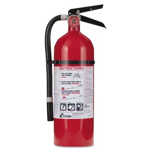 Kidde Pro 210 Fire Extinguisher 2-a 10-b:c 4 Lb - Janitorial & Sanitation - Kidde