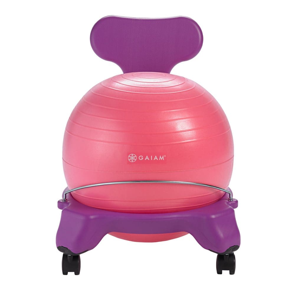 Kids’ Balance Ball Chair Purple/Pink - Kids Furniture - Kids’