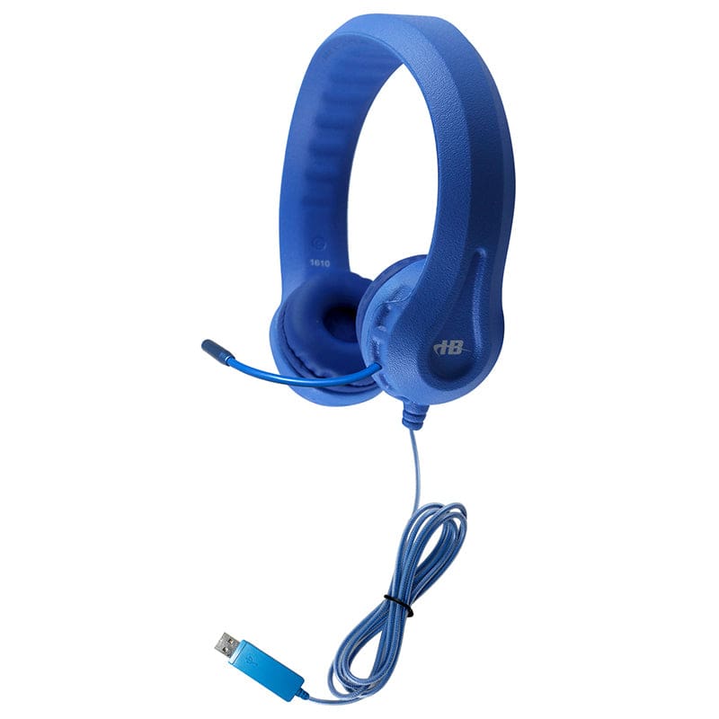 Kids Trrs Headst with Goosenck Mic Blu - Headphones - Hamilton Electronics Vcom