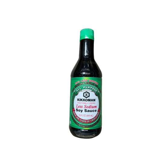Kikkoman Kikkoman Less Sodium Soy Sauce, 15 oz