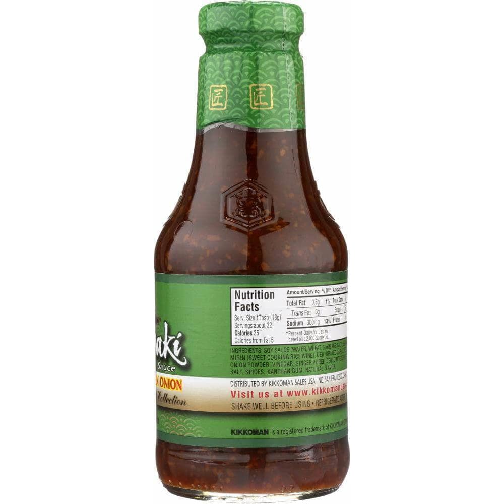 Kikkoman Kikkoman Teriyaki Sauce Garlic & Green Onion, 20.5 oz