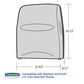 Kimberly-Clark Professional* Sanitouch Hard Roll Towel Dispenser 12.63 X 10.2 X 16.13 Smoke - Janitorial & Sanitation - Kimberly-Clark