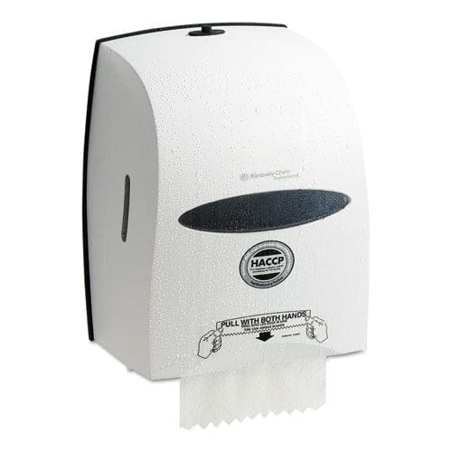 Kimberly-Clark Professional* Sanitouch Hard Roll Towel Dispenser 12.63 X 10.2 X 16.13 White - Janitorial & Sanitation - Kimberly-Clark