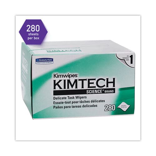 Kimtech Kimwipes Delicate Task Wipers 1-ply 4.4 X 8.4 280/box 30 Boxes/carton - School Supplies - Kimtech™
