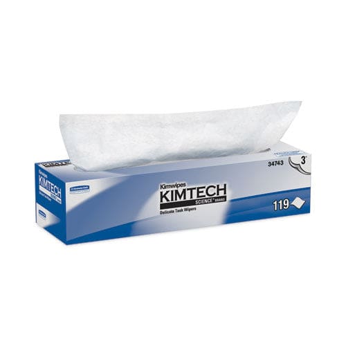 Kimtech Kimwipes Delicate Task Wipers 3-ply 11.8 X 11.8 100/box 15 Boxes/carton - School Supplies - Kimtech™