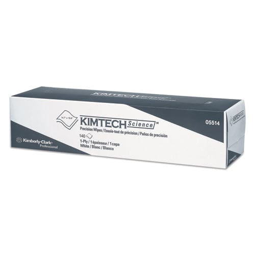 Kimtech Precision Wiper Pop-up Box 1-ply 14.7 X 16.6 White 144/box 15 Boxes/carton - School Supplies - Kimtech™