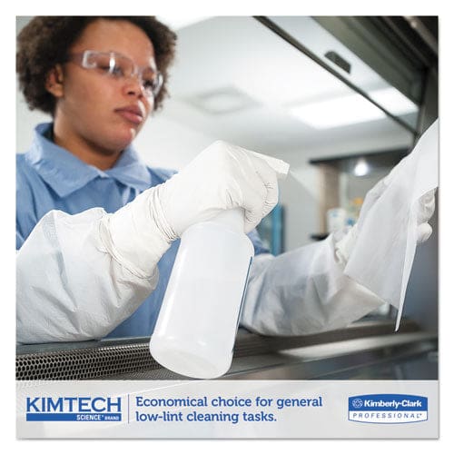 Kimtech Precision Wipers Pop-up Box 1-ply 11.8 X 11.8 White 196/box 15 Boxes/carton - Janitorial & Sanitation - Kimtech™