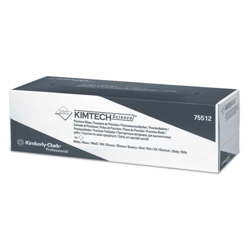 Kimtech Precision Wipers Pop-up Box 1-ply 11.8 X 11.8 White 196/box 15 Boxes/carton - Janitorial & Sanitation - Kimtech™