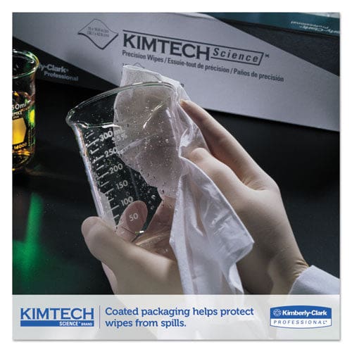 Kimtech Precision Wipers Pop-up Box 2-ply 14.7 X 16.6 White 92/box 15 Boxes/carton - School Supplies - Kimtech™