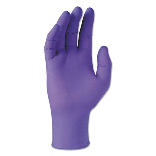 Kimtech Purple Nitrile Exam Gloves 242 Mm Length Medium Purple 1,000/carton - Janitorial & Sanitation - Kimtech™
