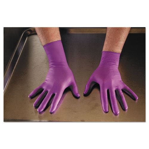 Kimtech Purple Nitrile Exam Gloves 310 Mm Length Large Purple 500/carton - Janitorial & Sanitation - Kimtech™