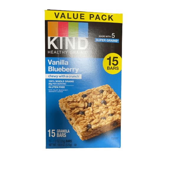 KIND KIND Bars, Healthy Grain Bars, Multiple Choice Flavor, Gluten free, 1.2 oz, 15 Snack Bars