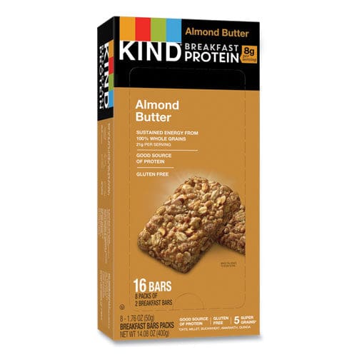 KIND Breakfast Protein Bars Almond Butter 50 G Box 8/pack - Food Service - KIND