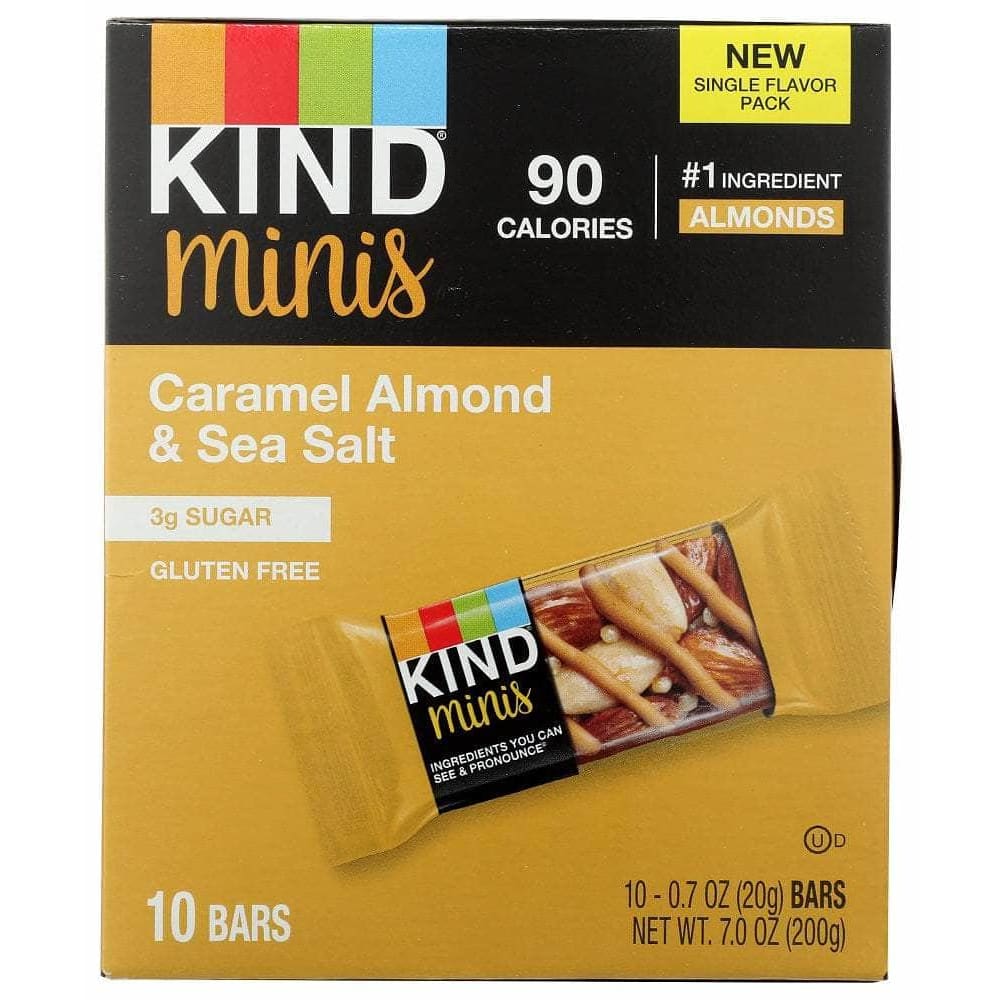 Kind Kind Caramel Almond & Sea Salt Minis, 7 oz