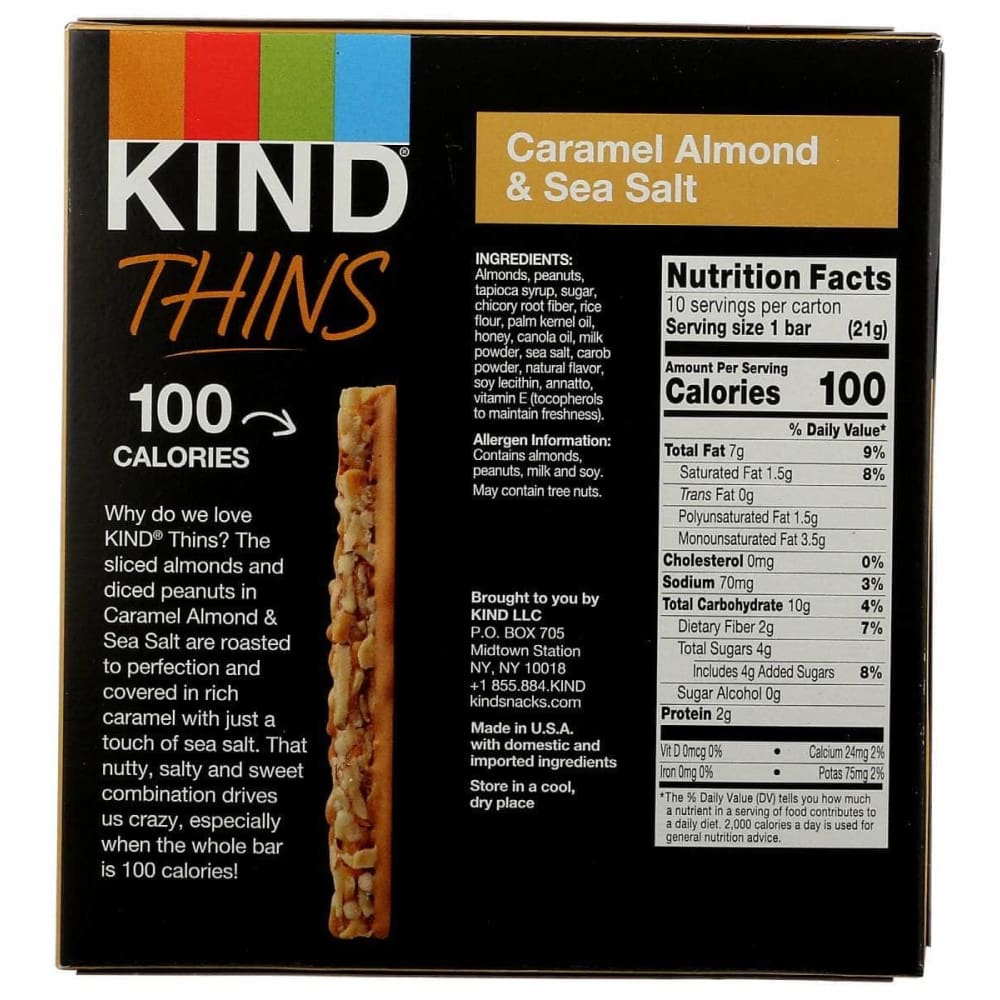 KIND Kind Caramel Nuts Sea Salt With Peanuts, 7.4 Oz