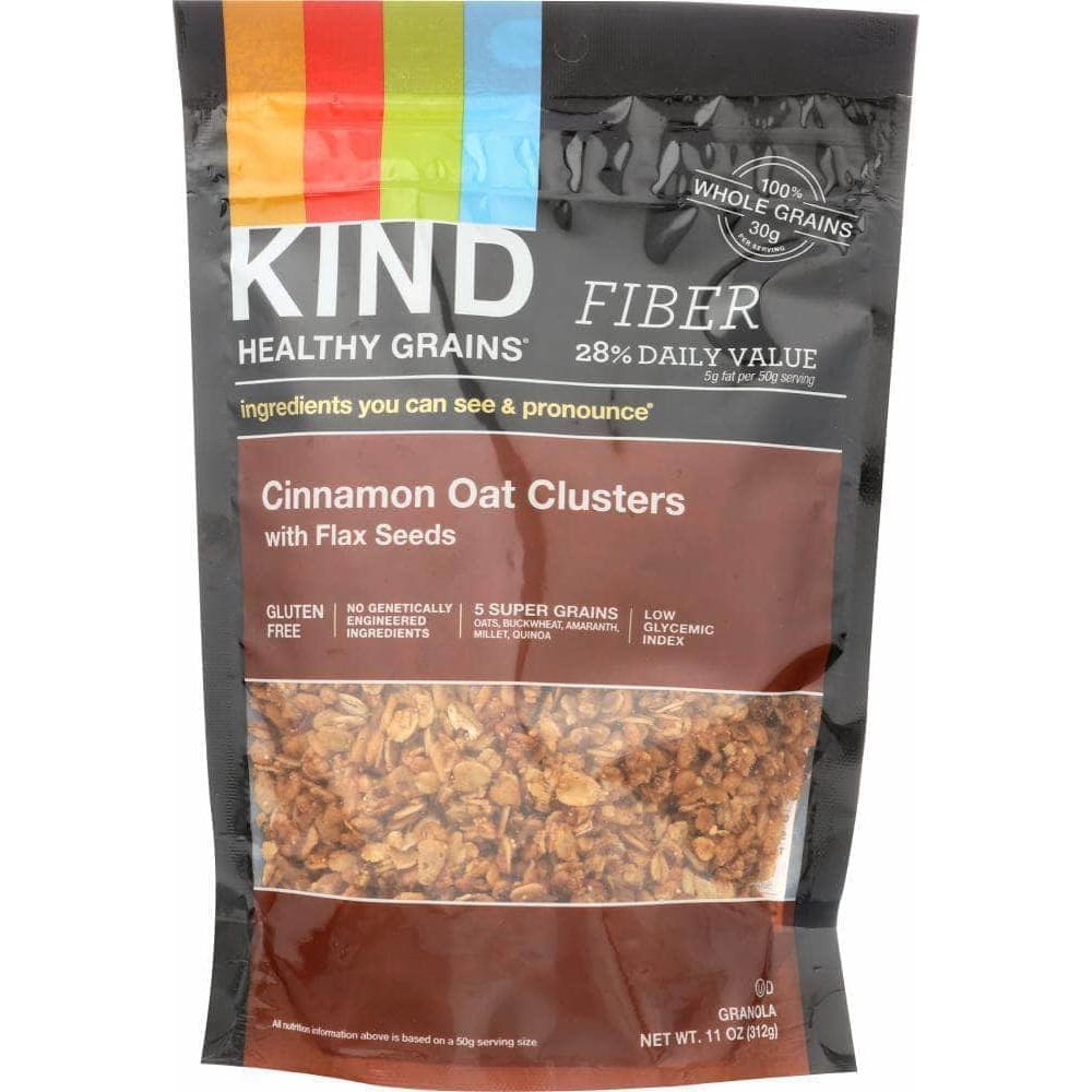 Kind Kind Healthy Grains Cinnamon Oat Clusters with Flax Seeds, 11 oz
