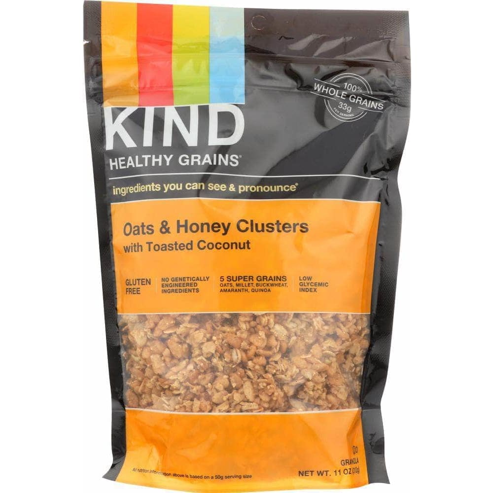 Kind Kind Healthy Grains Clusters Oats and Honey with Toasted Coconut, 11 oz