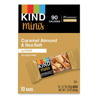 KIND Minis Caramel Almond Nuts/sea Salt 0.7 Oz 10/pack - Food Service - KIND