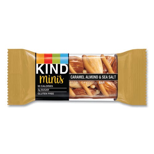 KIND Minis Caramel Almond Nuts/sea Salt 0.7 Oz 10/pack - Food Service - KIND