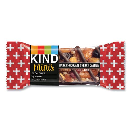 KIND Minis Dark Chocolate Cherry Cashew 0.7 Oz 10/pack - Food Service - KIND