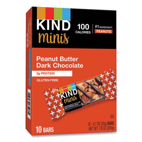 KIND Minis Peanut Butter Dark Chocolate 0.7 Oz 10/pack - Food Service - KIND
