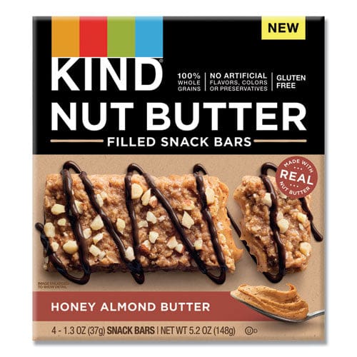 KIND Nut Butter Filled Snack Bars Honey Almond Butter 1.3 Oz 4/pack - Food Service - KIND