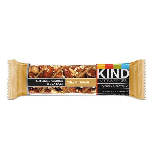 KIND Nuts And Spices Bar Caramel Almond And Sea Salt 1.4 Oz Bar 12/box - Food Service - KIND