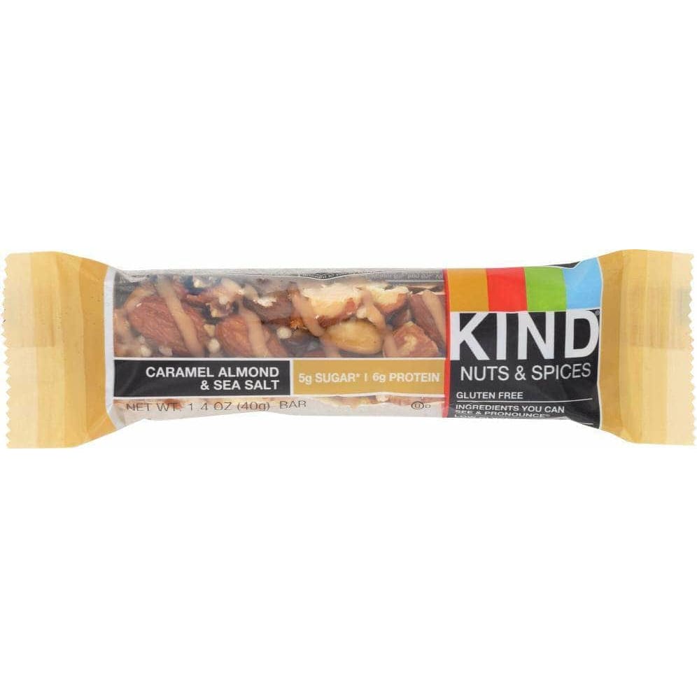 Kind Kind Nuts and Spices Caramel Almond and Sea Salt Bar, 1.4 oz