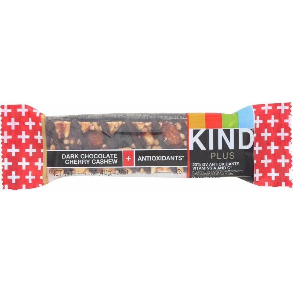 Kind Kind Plus Dark Chocolate Cherry Cashew + Antioxidants Bar, 1.4 oz