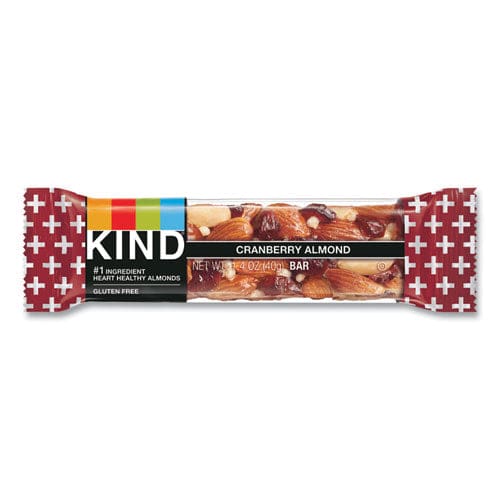 KIND Plus Nutrition Boost Bar Cranberry Almond And Antioxidants 1.4 Oz 12/box - Food Service - KIND
