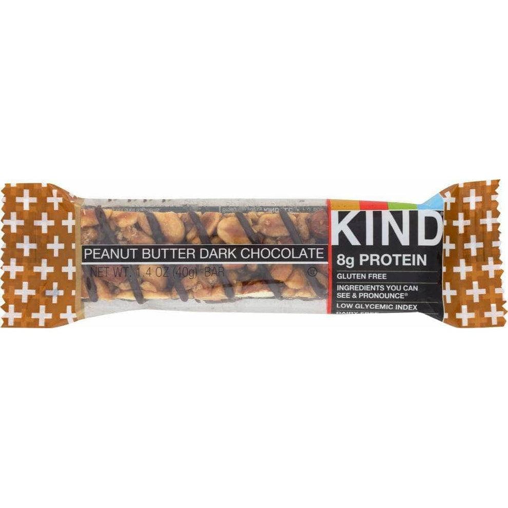 Kind Plus Peanut Butter Dark Chocolate + Protein Bar, 1.4 oz (Case of 5 ...