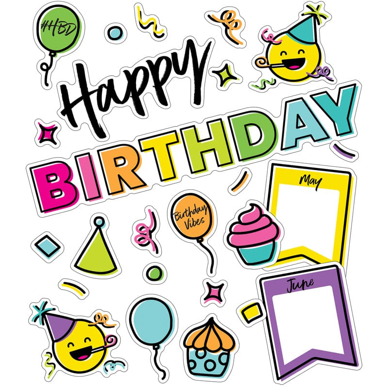 Kind Vibes Birthday Mini Bb St (Pack of 6) - Miscellaneous - Carson Dellosa Education