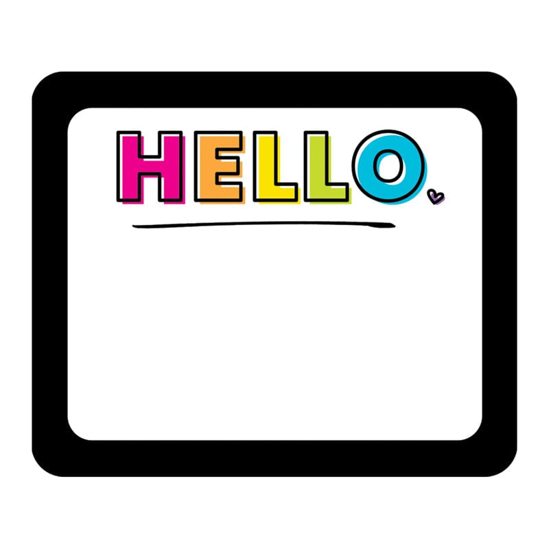 Kind Vibes Name Tags (Pack of 10) - Name Tags - Carson Dellosa Education